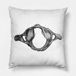 Pen and Ink Atlas Sketch Pillow