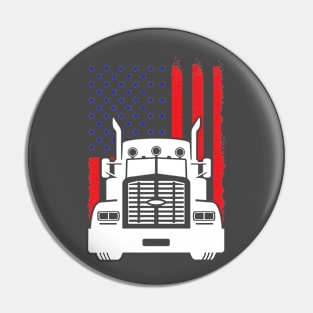 American truck driver Pin