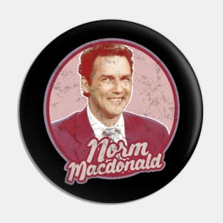 Norm MacDonald /// Vintage Style Pin