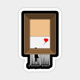 Banksy shredding Magnet