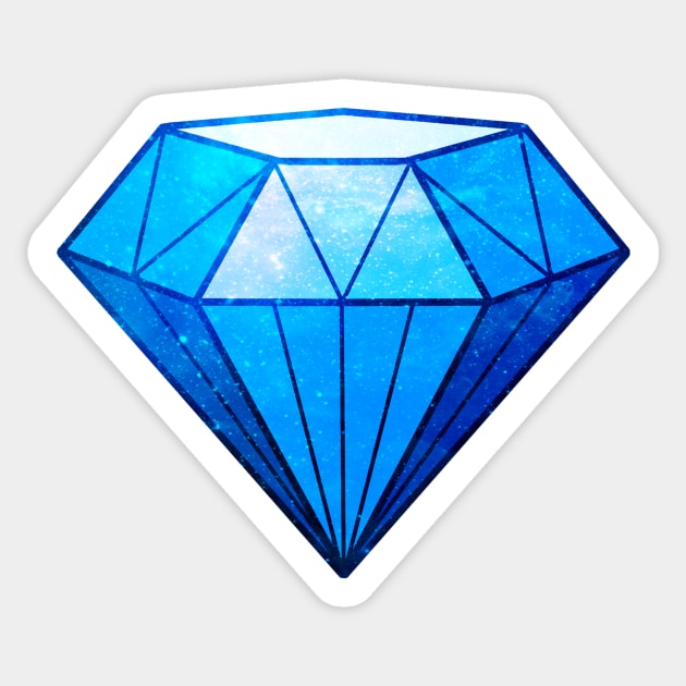 Blue Diamond Stickers for Sale
