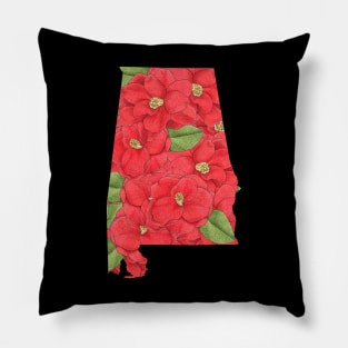 Alabama in Flowers Pillow