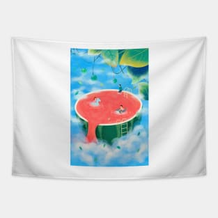 Sandia beach Tapestry