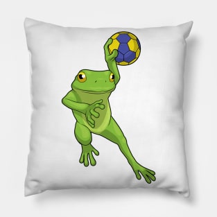 Frog Handball player Handball Pillow