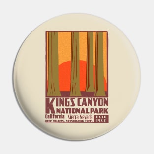 kings canyon National Park Pin