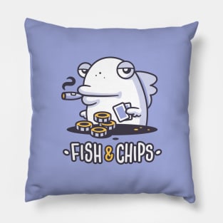 Fish and chips Pillow