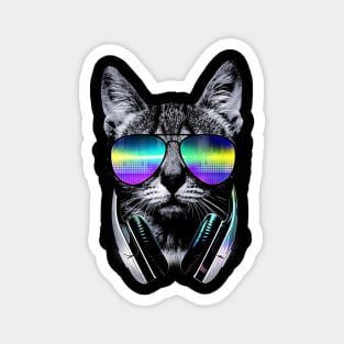 Music lover cat Magnet