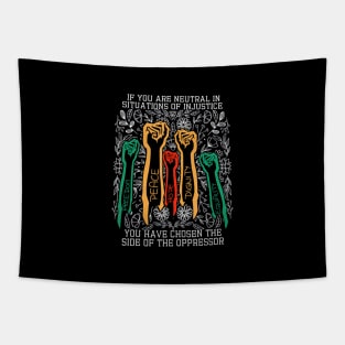 Social Justice Activism Equality and Freedom Tapestry