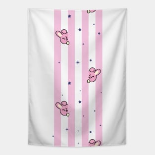 BT21 Cooky Striped Pajamas Pattern Tapestry