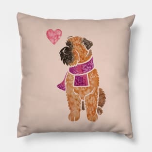 Watercolour Griffon Bruxellois Pillow