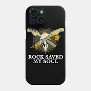 Rock saved my soul Phone Case