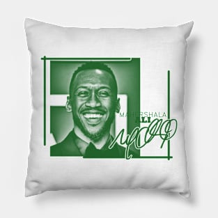 Mahershala Ali - greensolid style Pillow