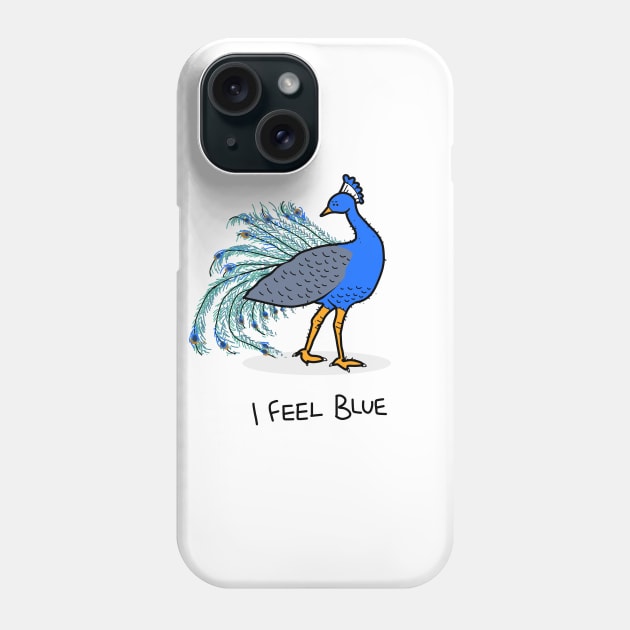 Grumpy Peacock Phone Case by grumpyanimals