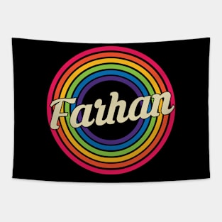 Farhan - Retro Rainbow Style Tapestry