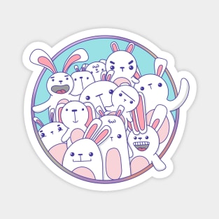 Happy Bunnies Magnet