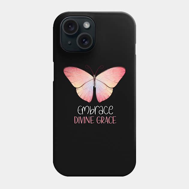 Embrace Divine Grace: Butterfly lover Phone Case by Teebevies