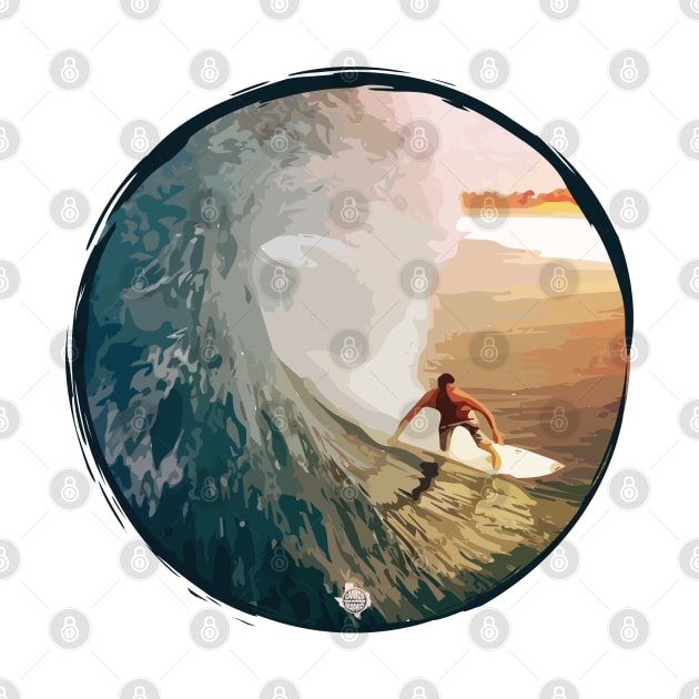 Texas Style Lone Surfer by CamcoGraphics