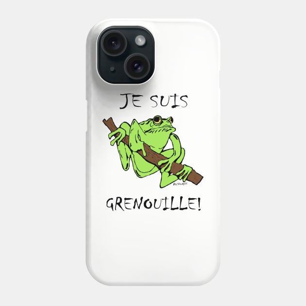 Je Suis Grenouille! Phone Case by RockettGraph1cs
