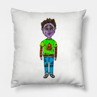 Halloween Zombie Dude Pillow