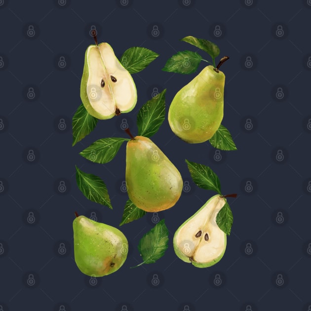 Green Pears by catherold
