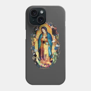 Our Lady of Guadalupe Virgin Mary and Angels Phone Case