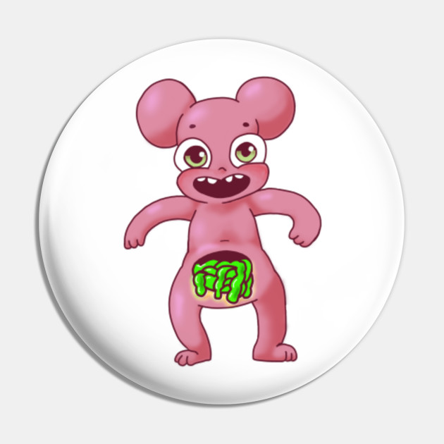 Neon Guts Cartoon Lil Uzi Vert Pin Teepublic Au