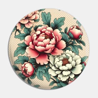 Peonies Pin