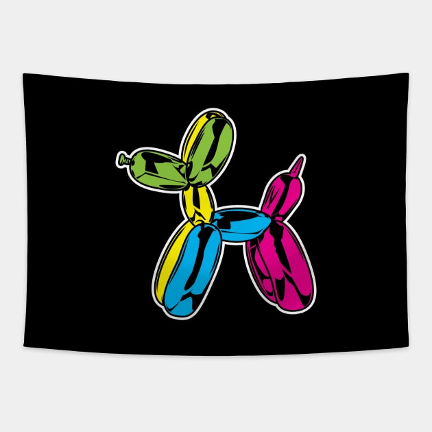 Balloon dog Tapestry by jjsealion