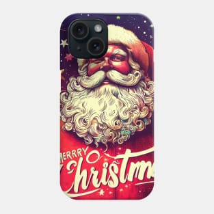 Captivating Christmas: Unleash Cheer with Unique Santa Claus Illustrations! Phone Case