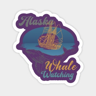 Alaska Whale Watching humpback beluga orca killer whales Magnet