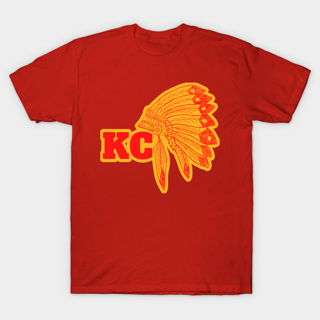Kansas City Chiefs Headdress Red Shirts Gifts Kansas City T Shirt Teepublic