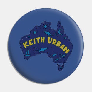 AUSSIE MAP KEITH URBAN Pin