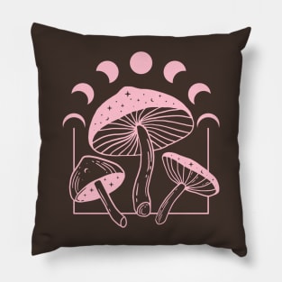 Happy Little Shrooms Pillow