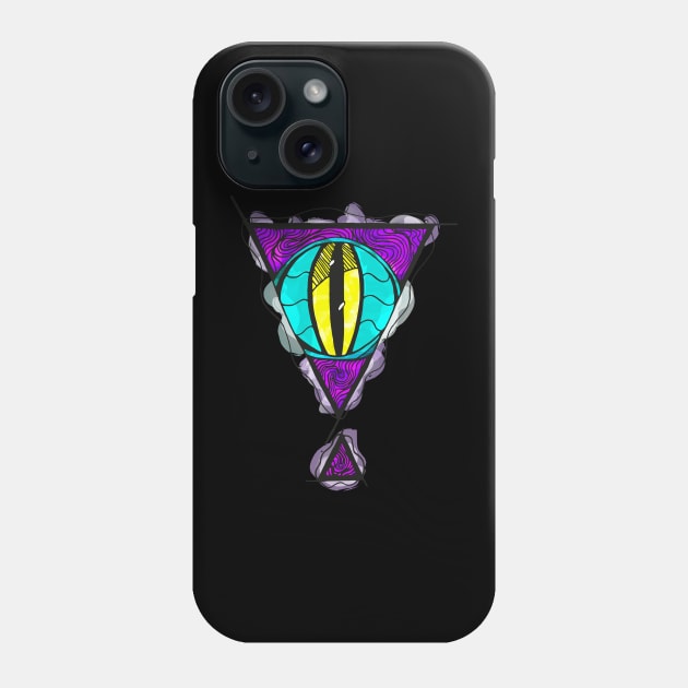 Alien Eye - Cthulhu inspired eye Phone Case by Ravendax