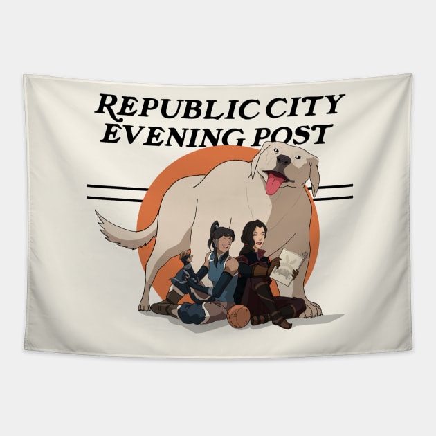 Cover Girls Tapestry by Littlebluestudios