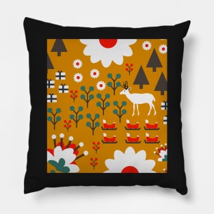 Winter woodland Pillow