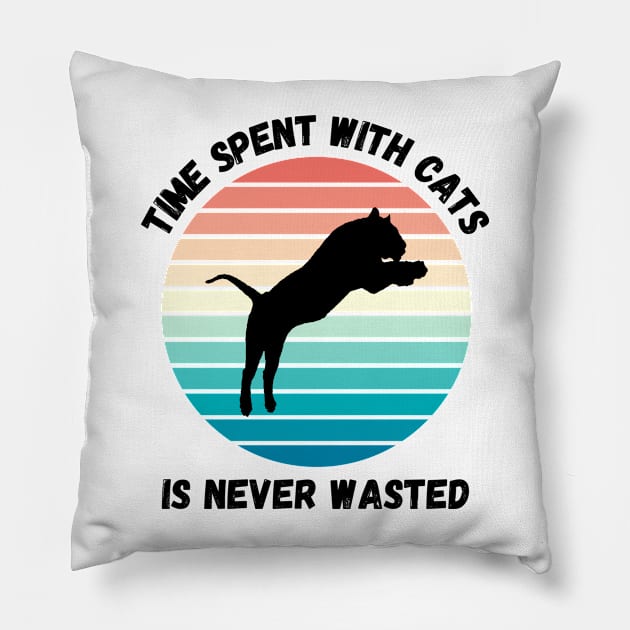 Cats Are Like Potato Chips You Cant Have Just One Pillow by LetsGetInspired