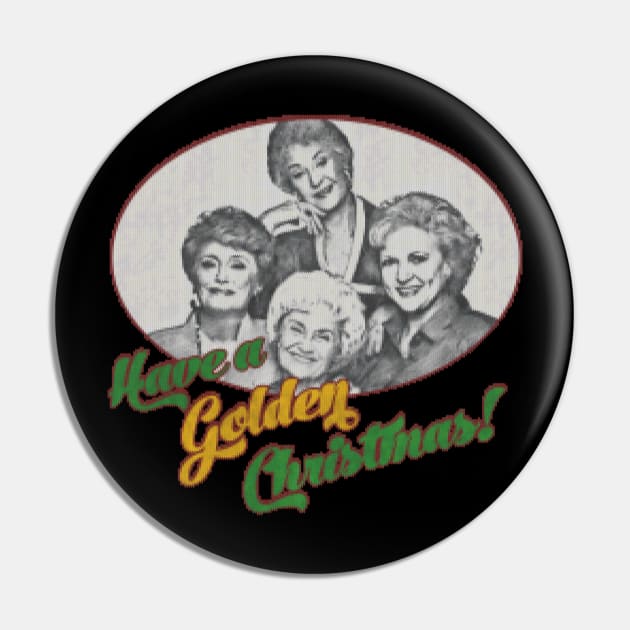 Golden Girls Christmas Sweater Pin by karutees