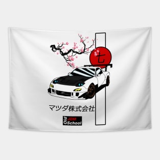 JDM RX-7 Red Sun Edition Tapestry