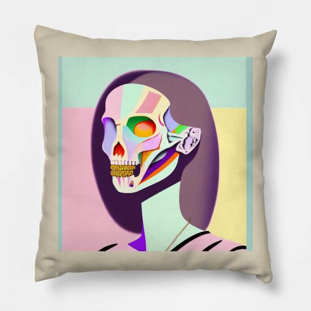 My Robot Girlfriend 2 Pillow by E1DOLHANZ