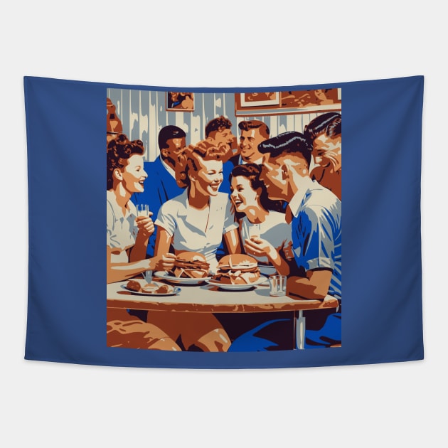 The Burger Joint Tapestry by JSnipe