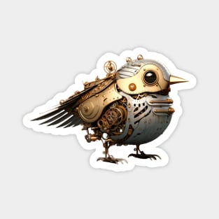 Steampunk Bird Magnet