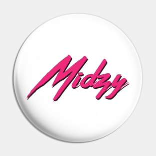 Itzy MIDZY pink typography Pin