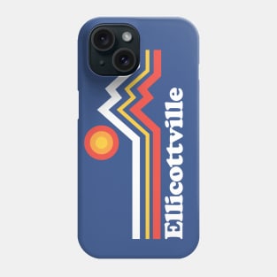 Ellicottville NY Retro Vintage Mountain Phone Case