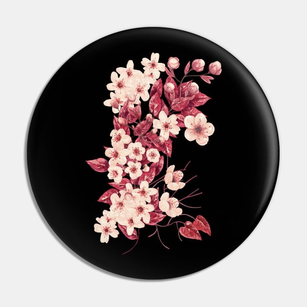 Sakura flowers Tree Pin by Timone