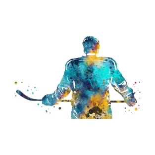 Hockey Player Male T-Shirt