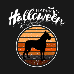 Funny Happy Halloween Beautiful Boxer Men Women Kids Gift T-Shirt