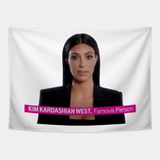 Kim Kardashian West, Famous Person Tapestry