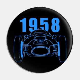 World Motorsport Championship 1958 Pin