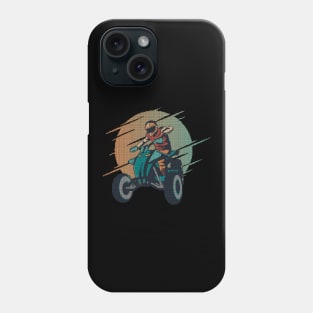 Pixel Quad Biker - low-bit graphics - gift Phone Case